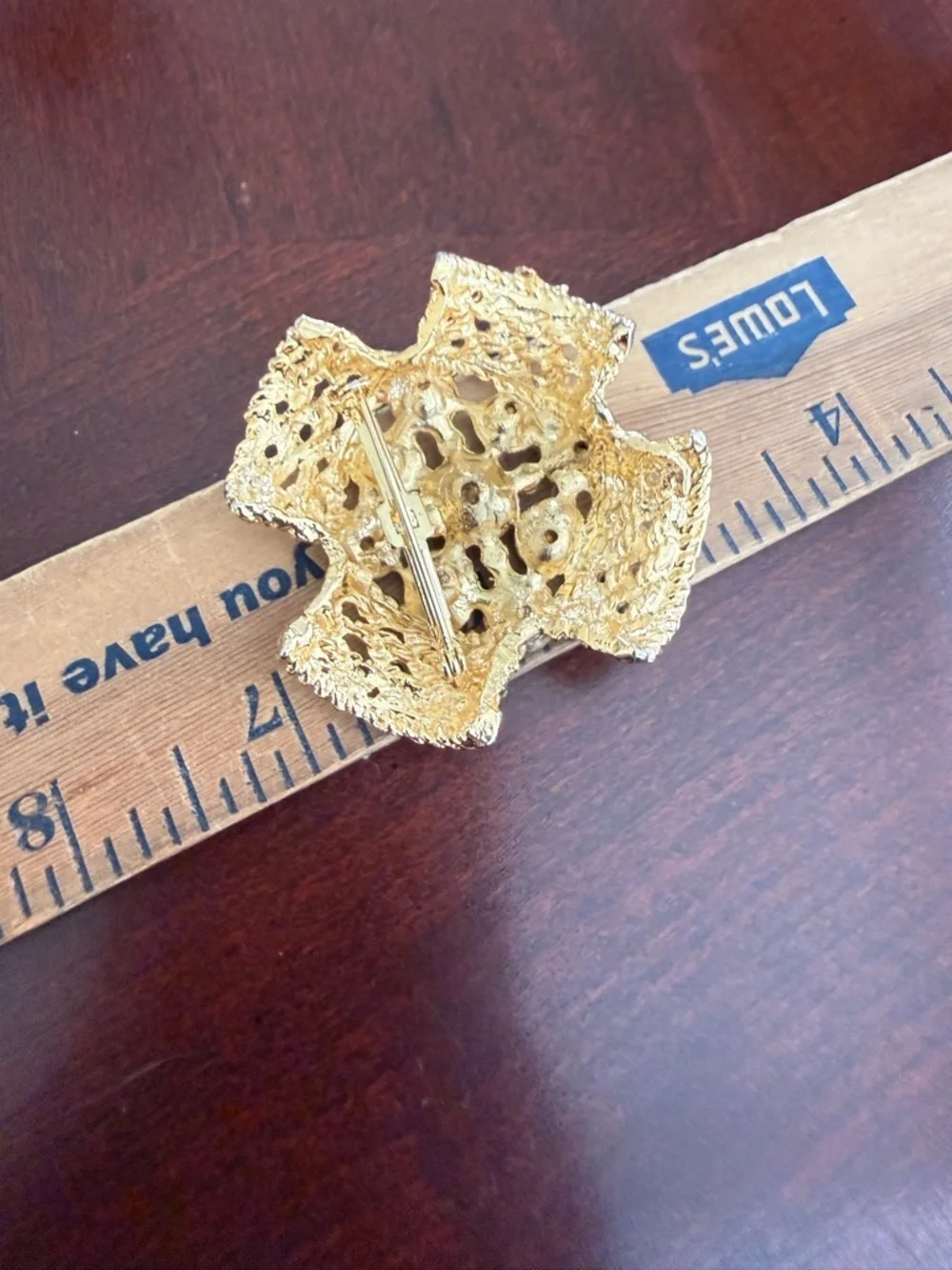 Vintage Gold Tone Brooch